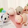 Cute Cartoon Animal Money Box Vinyl PVC Piggy Bank Portable Panda Bear Rabbit Piggy Bank For Children Decoration Craft Home Deco