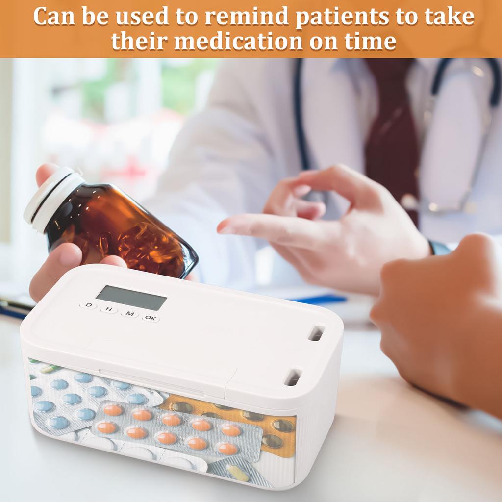 Бокс-замок с ящиком для хранения, многоцелевой сейф для хранения с кодовым замком и таймером, портативный органайзер для кухни, дома