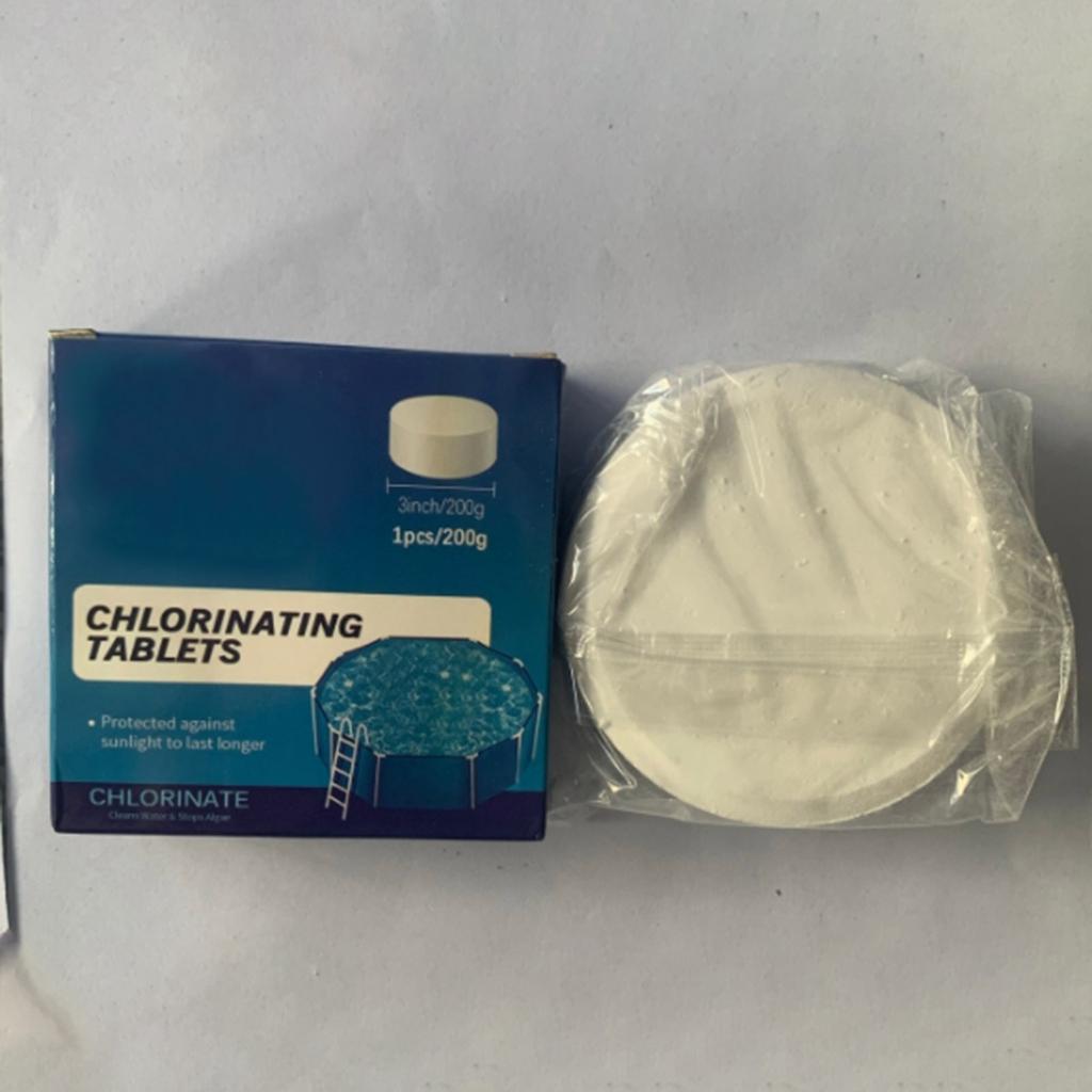 Clarifying And Decontamination Of Swimming Pool Water Quality, Removing Odor, Multi Purpose Cleaning Effervescent Tablets