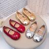 Spring and Autumn New Style Girls Princess Shoes Comfortable Trendy Soft Sole Leather Shoes