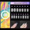 Nail Art Pads Wear Nail Ultra-Thin And Seamless Full Matte, No Grinding, Extended Fake Nail Patch 15 Size