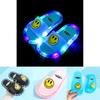 Kids Led Summer Slippers Quick-drying And Breathable With Smiley Design