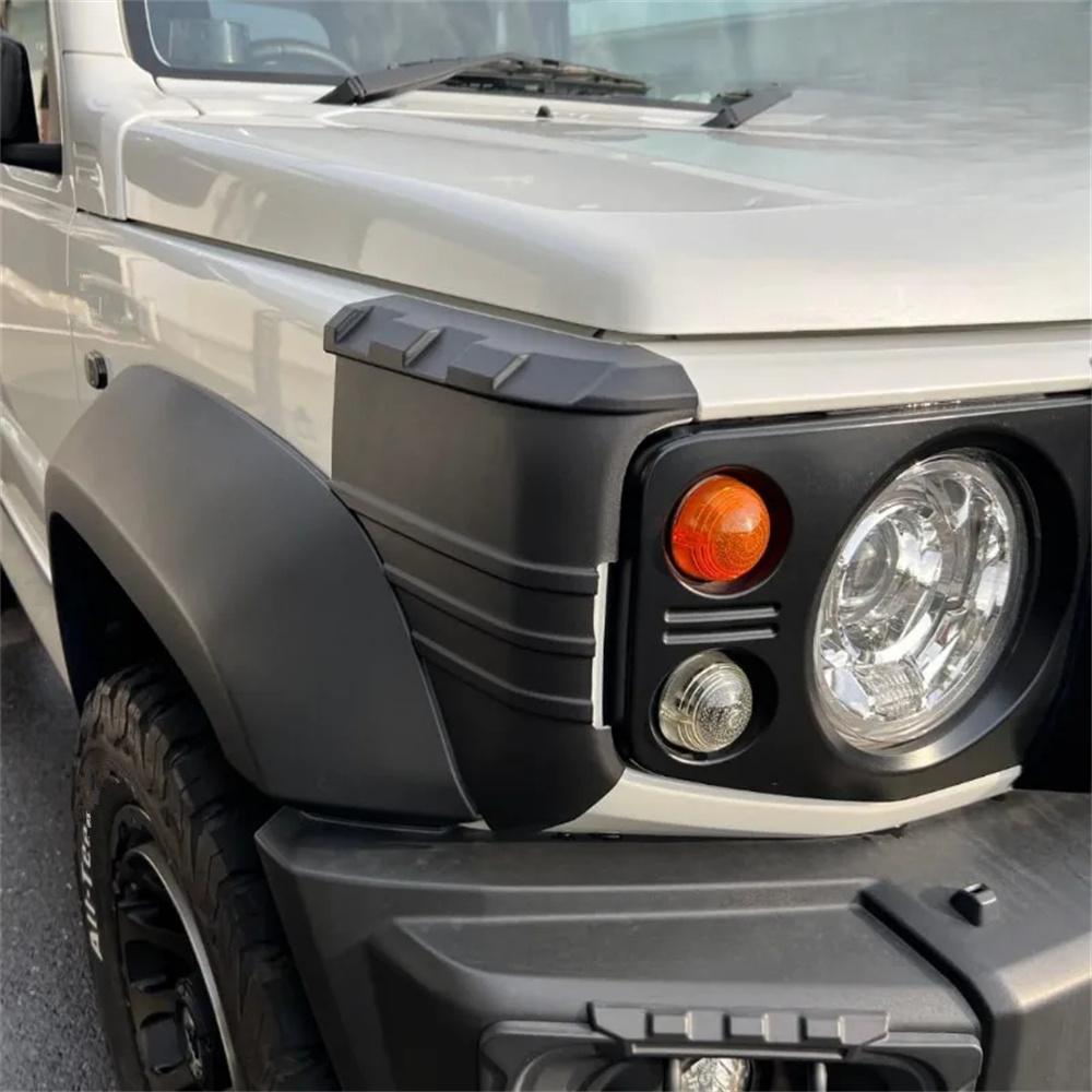 Черная ABS Защитная накладка на углы переднего и заднего бампера для Suzuki Jimny 2/4 двери 2019-2024