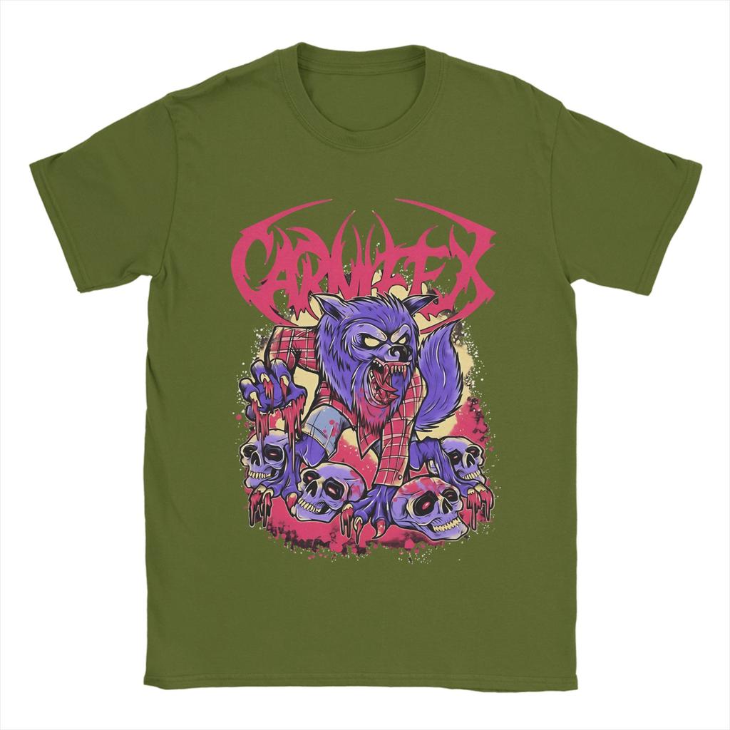 Unisexs TShirts Carnifex Band Rock Metal Carnifex Gift Music Fans Vintage Cotton Tee Shirt Short Sleeve T Shirts O Neck Clothes