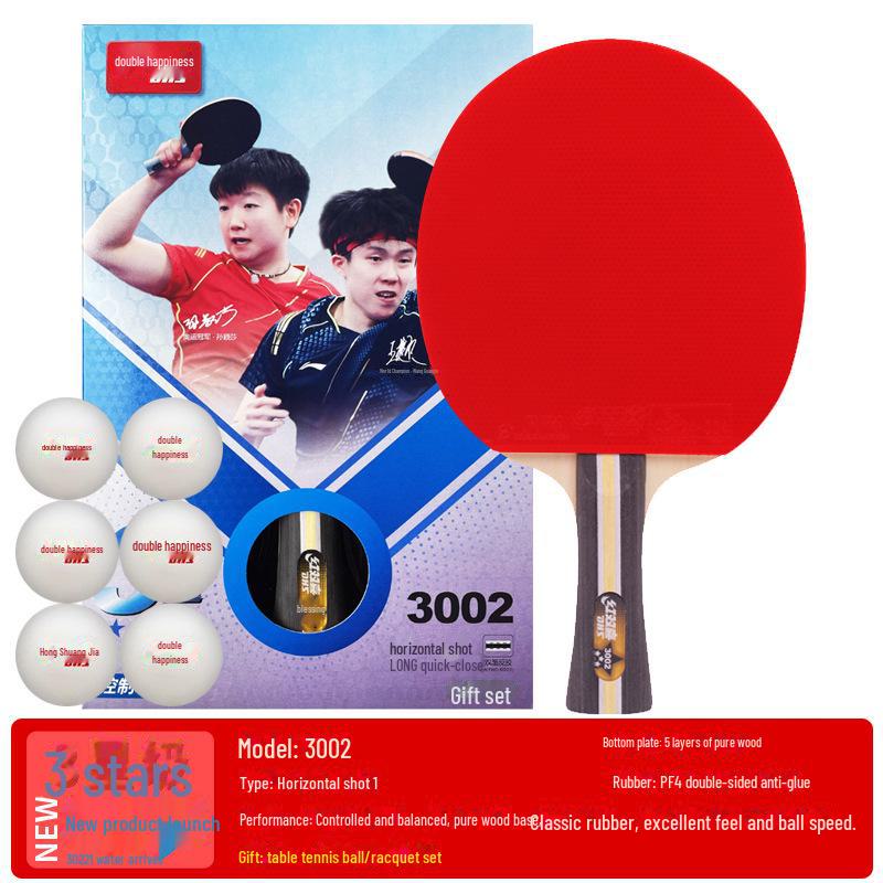 DHS Table Tennis Racket - Beginner To Pro Level, Horizontal & Vertical Orientation