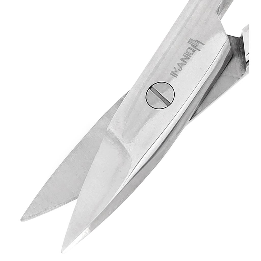 Nail Cuticle Scissors Straight Blades Cosmetic Manicure Pedicure Steel Spa Salon Silver