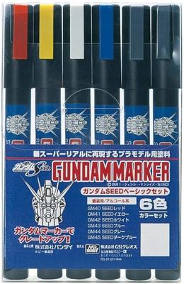 Набор базовых маркеров Gundam SEED для покраски моделей GMS109
