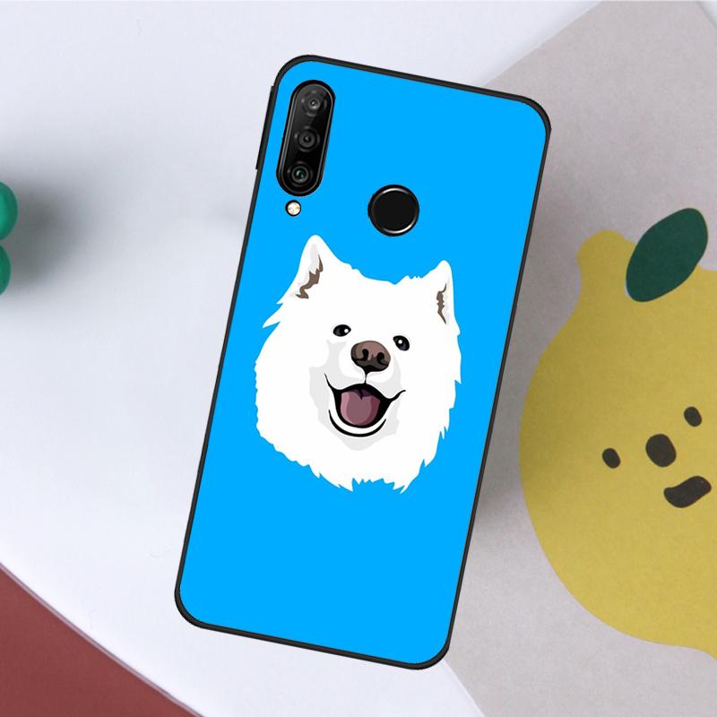Мультяшная собака Самоед Для Huawei Nova 5T 9 10 SE 7i 8i 11i 12i Y60 Y61 Y70 Y72 Y73 Y90 Y91 P20 P40 P30 Lite Чехол