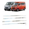 Daihatsu Atrai and Hijet Cargo Front Grille Bumper Exterior Custom Parts S700V, S710V, Guard, Garnish, Cover, Protector, Accessories, (Silver)