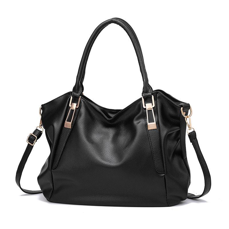 Модная женская сумка, большая вместимость, ручная сумка на одно плечо с диагональным ремешком, сумка-тоут