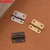 NAIERDI 30PCS Mini Antique Hinges Vintage Bronze/Gold/Silver Cabinet Door Hinge for Wooden Box Jewelry Case Furniture Hardware