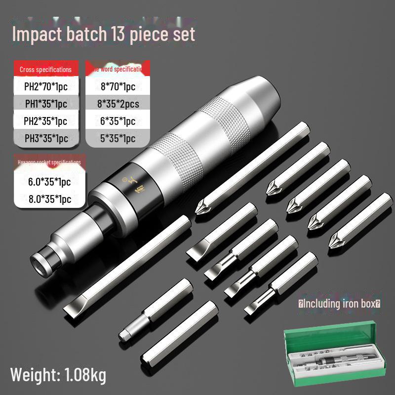 Набор ударных отверток для ржавых винтов с втулками