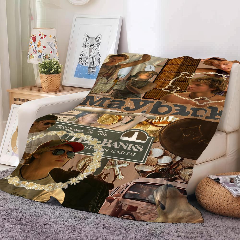 Actor Rudy Pankow JJ Maybank Blanket For Sofa Office Bed Plane Travel Sleep Read Relax Camping Soft And Warm
