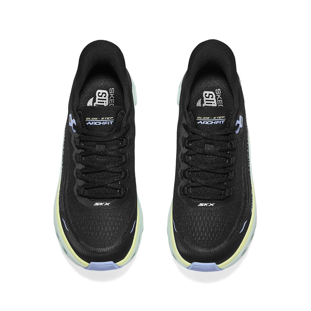 Skechers Спортивные женские сетчатые кроссовки на шнуровке с круглым носком, дышащие, низкие, для тренировок, женские кроссовки 150760-BKTQ