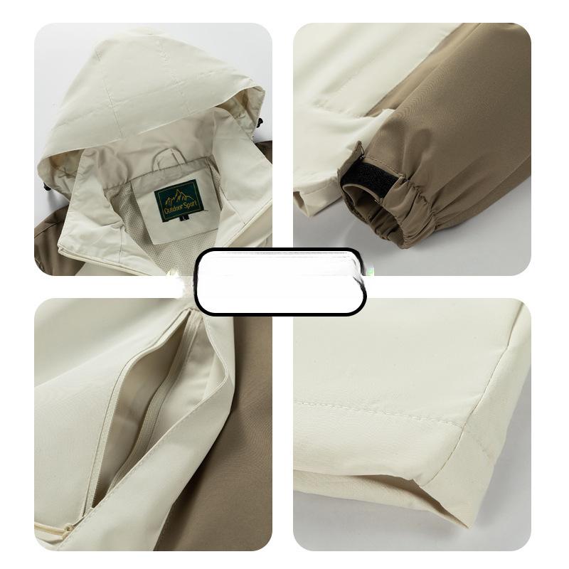 Весенняя новая повседневная куртка мужская весенняя трендовая водонепроницаемая куртка для активного отдыха мужская одежда