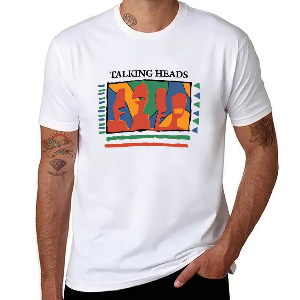 Talking Heads Tshirt Work Wear Simple Tee Shirt