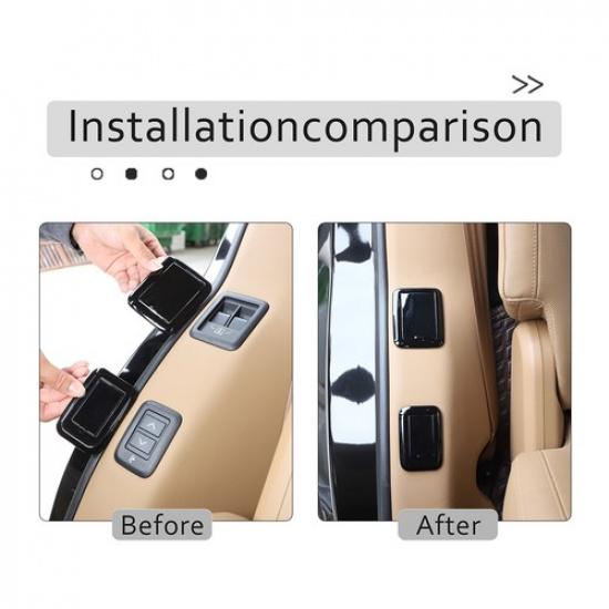 Глянцевая черная накладка на кнопку регулировки сиденья для Range Rover Vogue +
