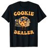 Funny Cookie Dealer Baking Graphic T Shirts Men Women Pure Cotton Humor Streetwear Tee Shirt Short Sleeve Unisex Loose Clothing