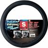 BONFORM Steering Cover Plain Mesh Light/Normal Car Steering Cover S:36.5~37.9cm Black 6964-01BK
