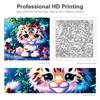 Frame Painting By Numbers Kits Tiger Animals Handwork Paint By Numbers Diy Crafts For Home Decoration 40x40