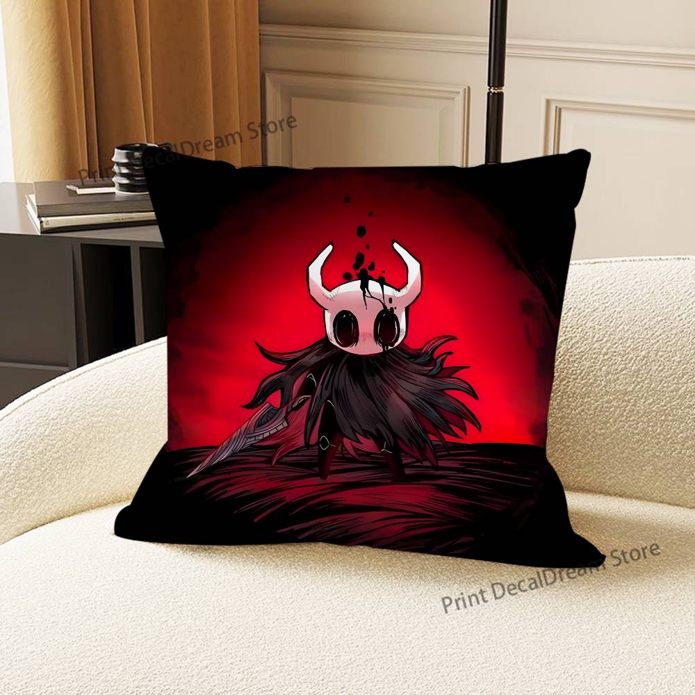 Hot HHollow KKnight Game Cushion For Bedroom Car Coffee Shop Room and Living Room Sofa Decorative Pillow Cover Case