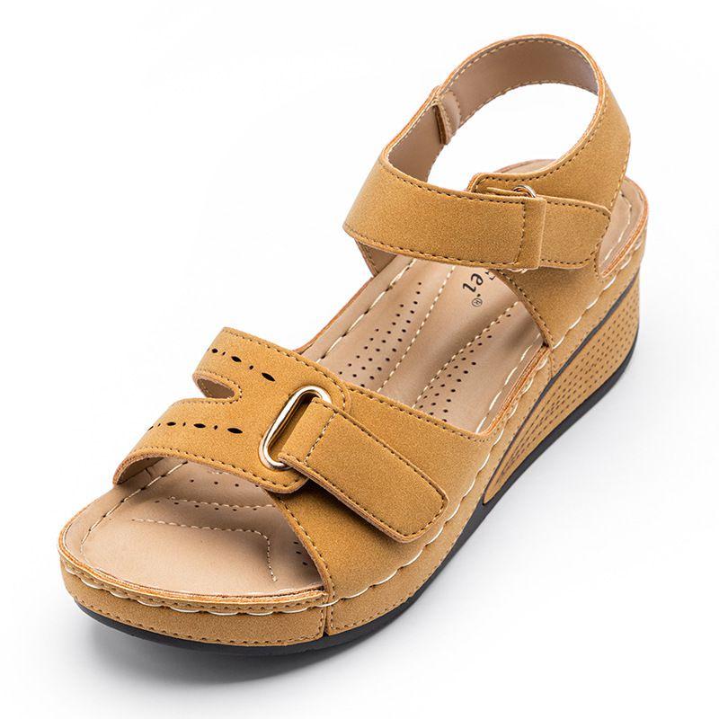 Stylish And Comfortable Women's Thick Bottom Wedge Sandals With Anti-slip Sole