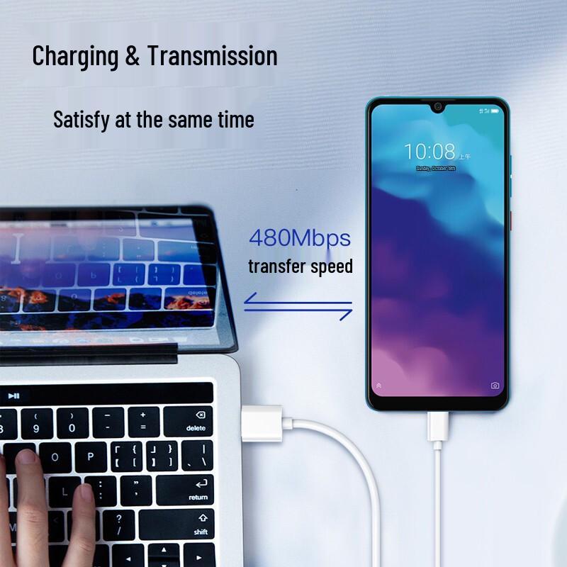 Универсальное USB-зарядное устройство для Android 10 Вт со шнуром