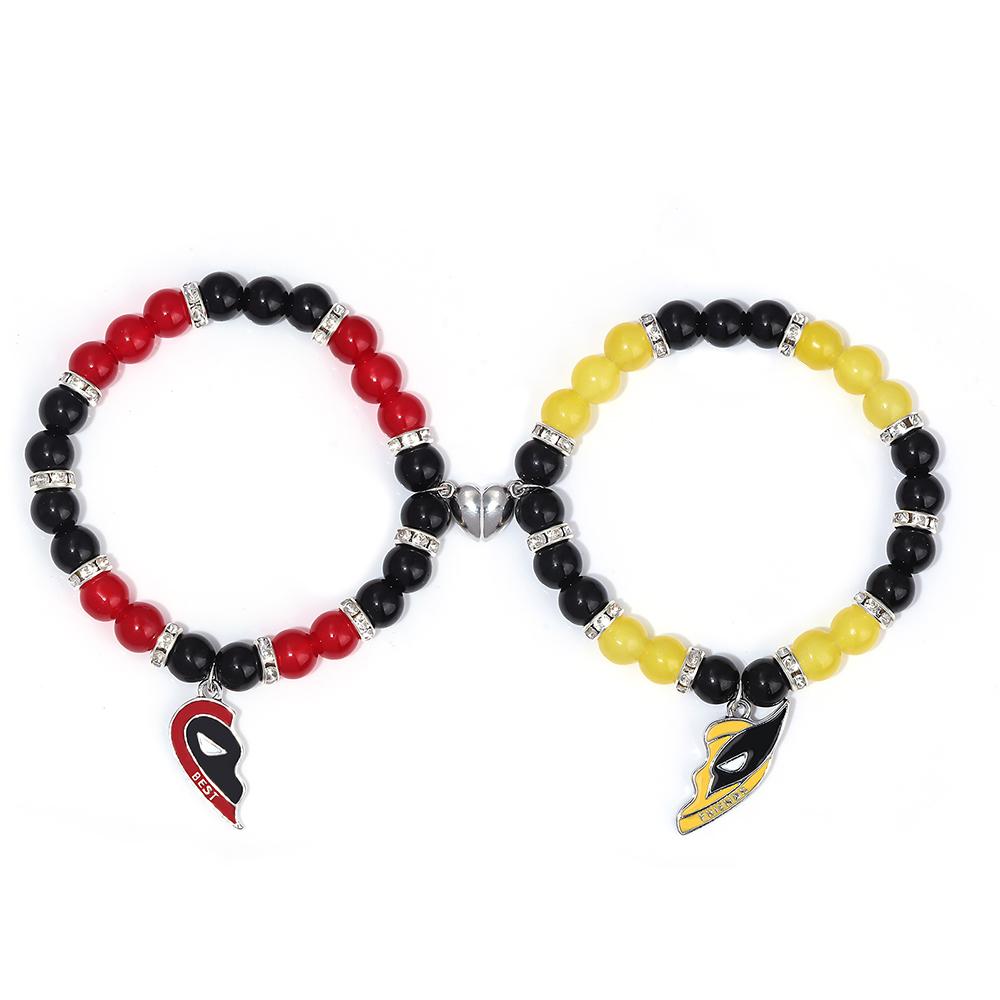 2 шт. Браслет Дэдпул и Росомахи для лучшего друга Набор подарков-браслетов