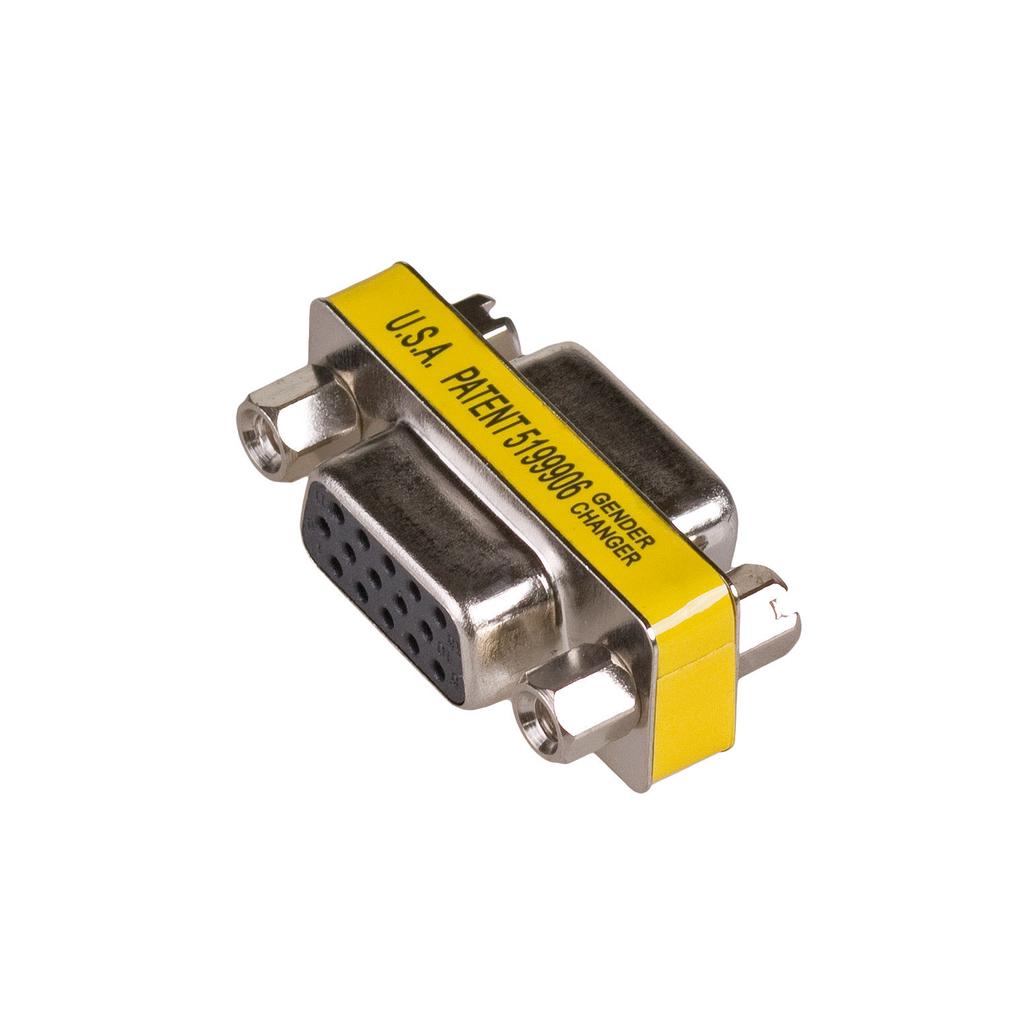 Przejściówka 2x D-Sub Akyga AK-AD-18 Adapter VGA 15-pin żeńsko -żeński beczka