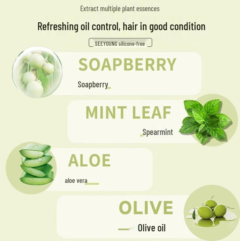 Seeyoung Sapindus Oil Control Shampoo