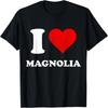 Оригинальная футболка I Love Magnolia I Heart Magnolia