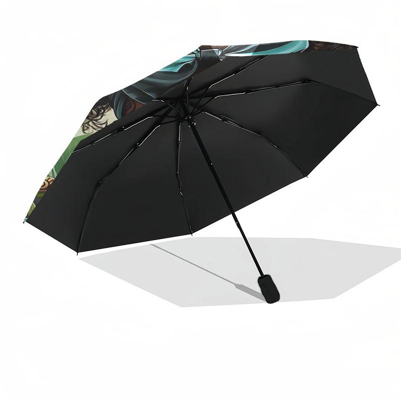 1PC forest baby Umbrella-8-Rib Reinforced, Automatic Open, Lightweight & Durable, Fashion Accessory for Outdoor, Beach L0388