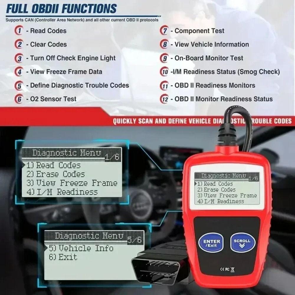 Точные диагностические сканеры OBD2 для мотоциклов Статус монитора выбросов