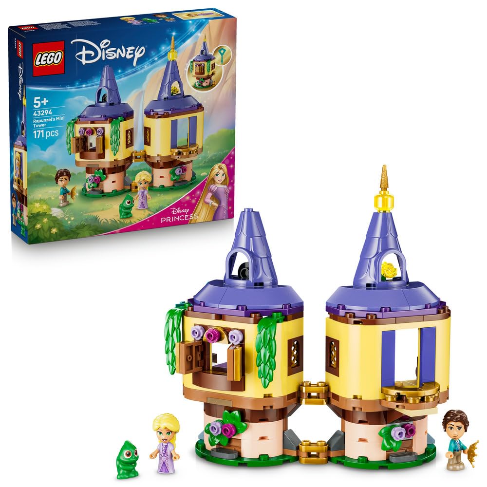 LEGO Disney Princess Rapunzels Tower Toy Block Educational Gift Children 5 Years Old 6 7 8 Goods City Building 43294