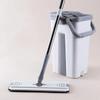 Hands-Free Flat Mop: Dual-Use Scratch-Off Design for Easy, Efficient Cleaning with Bucket.