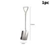 1/2 шт. Новые лопатки-ложки из нержавеющей стали, креативные кофейные ложки для мороженого, десерта, столовая посуда, совок, набор столовых приборов