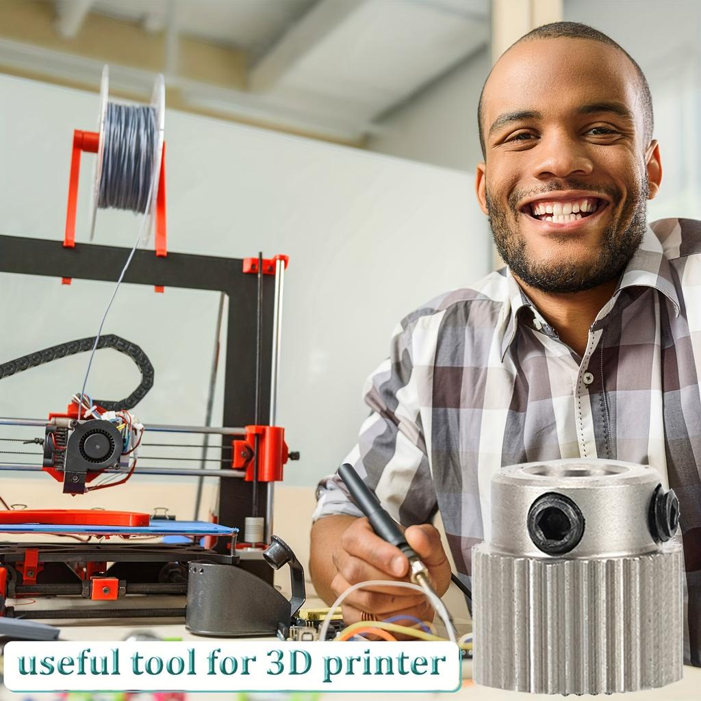 Набор из 5 предметов из 36 зубчатых шестерен экструдера из нержавеющей стали - привод деталей для 3D-принтера, совместимый с CR - 10, CR - 10S, S4, S5, Ender 3 и Ender 3 Pro