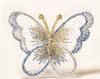 5CM Width 100Pieces/Pack Colorful Embroidery Butterfly DIY Garment Wedding Dress Hair Accessories Sewing Material for Hairgrips