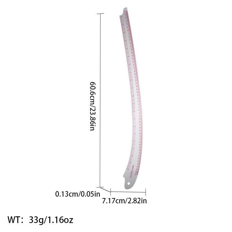 Многофункциональная линейка для создания выкроек одежды: Швейный инструмент для точной резки по кривой