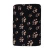 Dog Blanket Soft Plush Machine Washable Plush Pet Blanket for Small Pets Dogs CatsPaw Print M