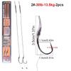 2pcs Equipment Sub-Line Fishing Hook Pesca Pesca Iscas Tools Kit Fish Tackle Kit  Carp Fishing