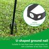 1 шт. U-образные колышки для грунта Садовые колышки U-образные колышки из нержавеющей стали для палаток для кемпинга, батута, забора