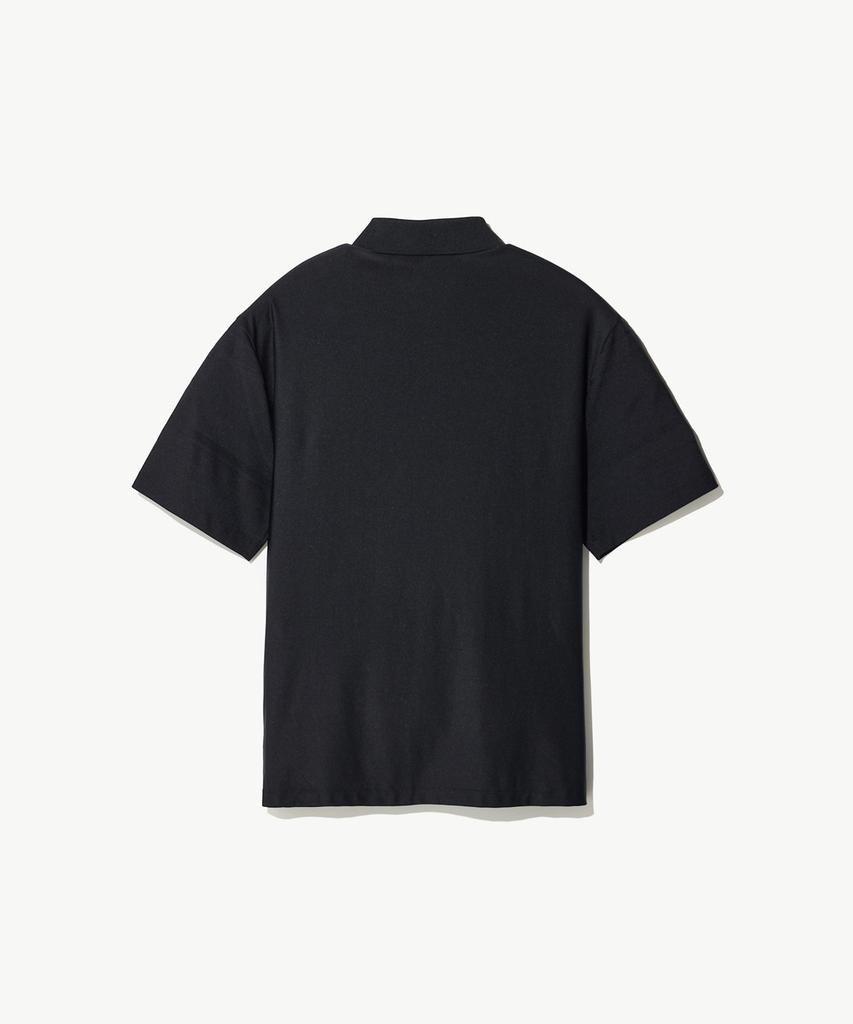 STCO Diems Coolite 100% Polyester Collared T-Shirt_Black (Classic Fit)_Dtsxb07Csb