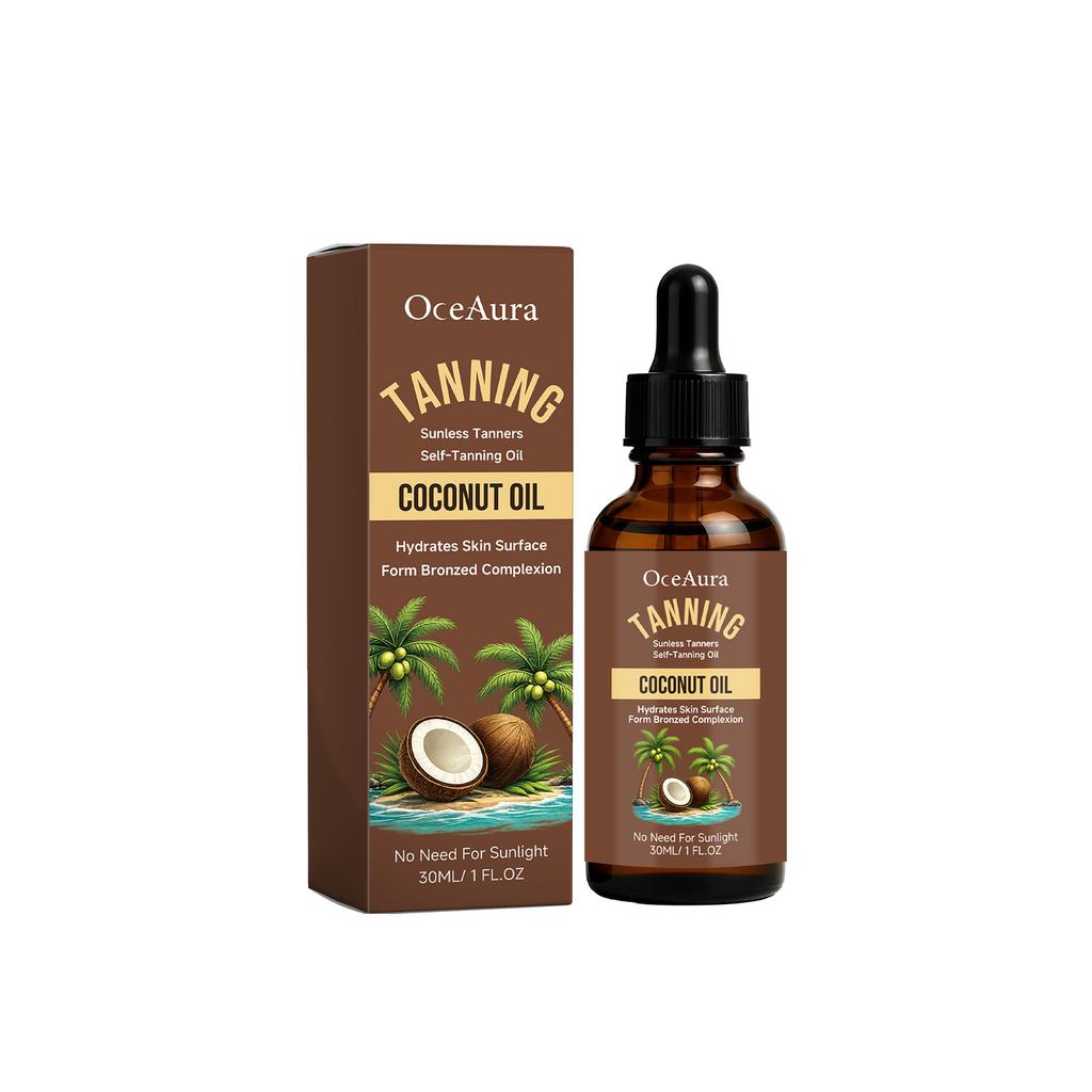 OCEAURA Moisturizing Tan Enhancing Oil Gentle Care Smooth Non-Sticky Wheat Skin Nourishing