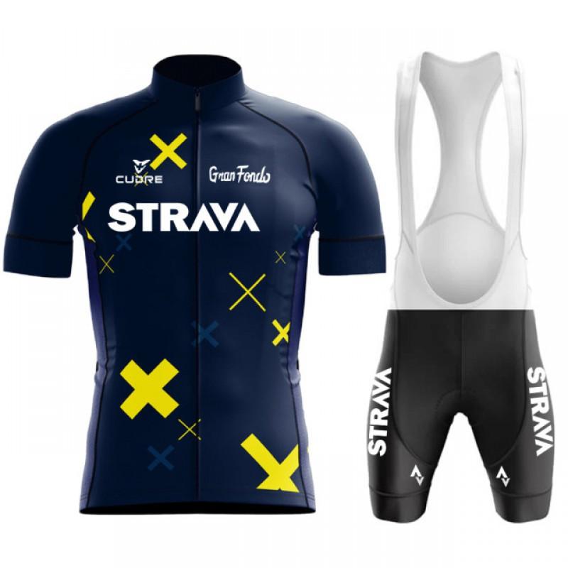 Mens Cycling Jersey Short Sleeve Set Breathable Quick-Dry Bike Apparel Road Mountain Riding