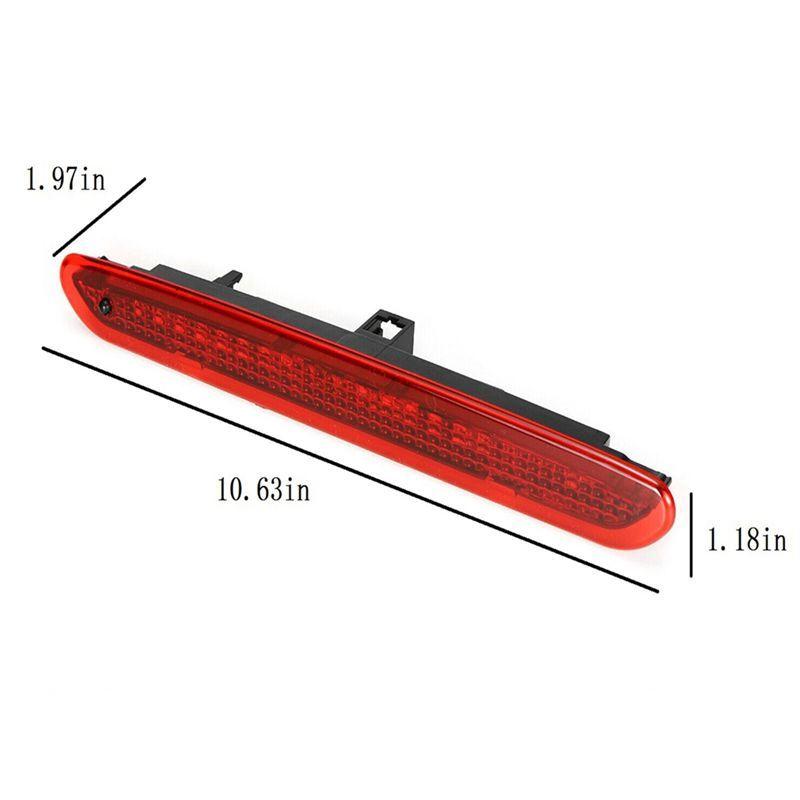 Red Car LED Bulb Third Stop Brake Light Tail Lamp Fit For Fiat Punto Grande 2012- 51974522, 51722247 Parts