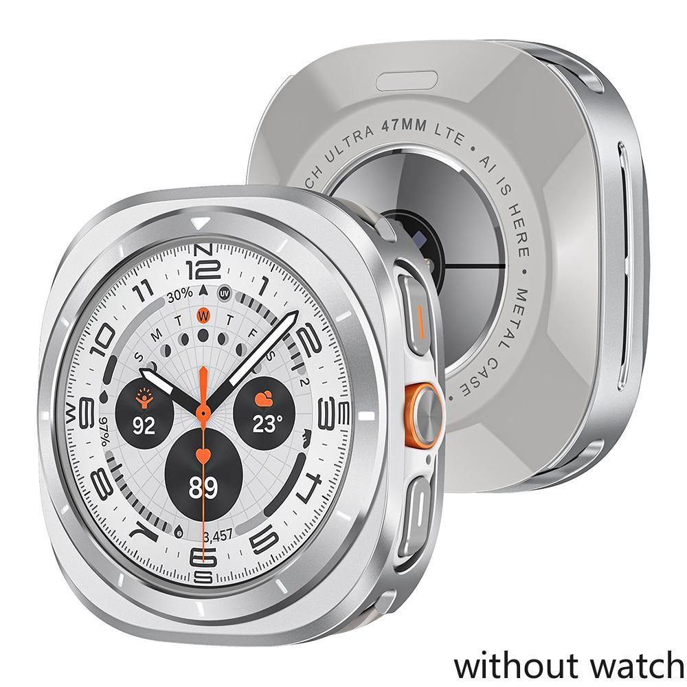 Металлический бампер из алюминиевого сплава для Samsung Galaxy Watch Ultra 2026 47 мм Защитный чехол-крышка для Samsung Galaxy Watch 7Ultra 47 мм