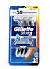 (DE) Gillette Blue 3 Disposable Razors, 3 Pack (PRODUCT FROM GERMANY)