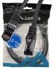 Przewód Kabel Internetowy Lan Rj45 Patchcord Kat.8.1 Sftp Czarny 1m