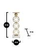 Candle Holder Star Cm 10X10X32